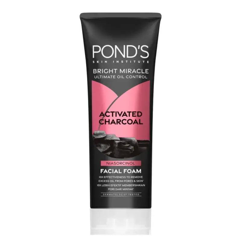 Ponds Bright Miracle Face Wash Activated Charcoal