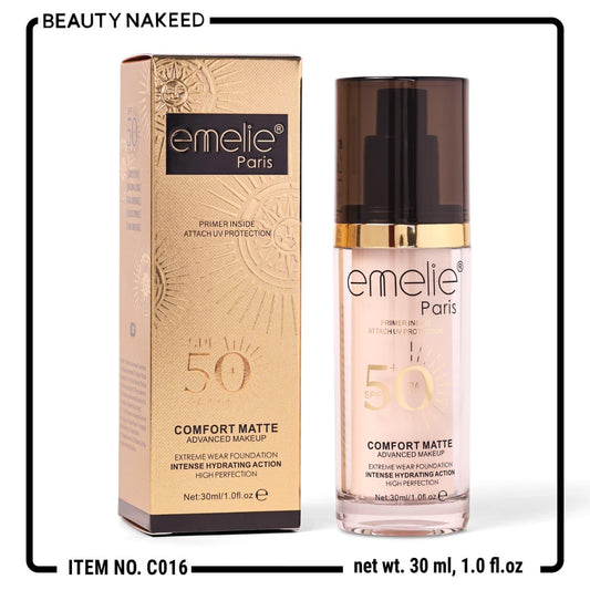 Emelie Comfort Matte Extreme Wear Foundation
