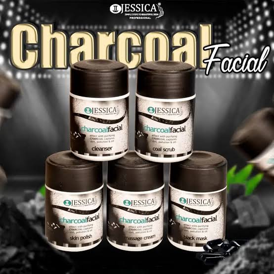 Jessica Charcoal Facial Kit Standard 5x250gm