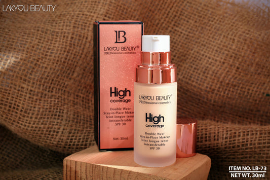 Lackyou Beauty Double Wear High Coverage Foundation