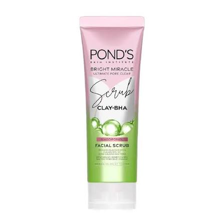 Ponds Bright Miracle CLAY-BHA Scrub face wash
