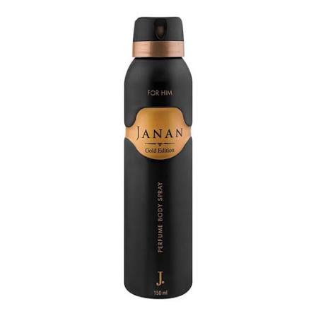 J. Janan gold body spray