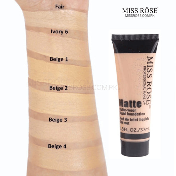 Miss Rose Matte Foundation Tube