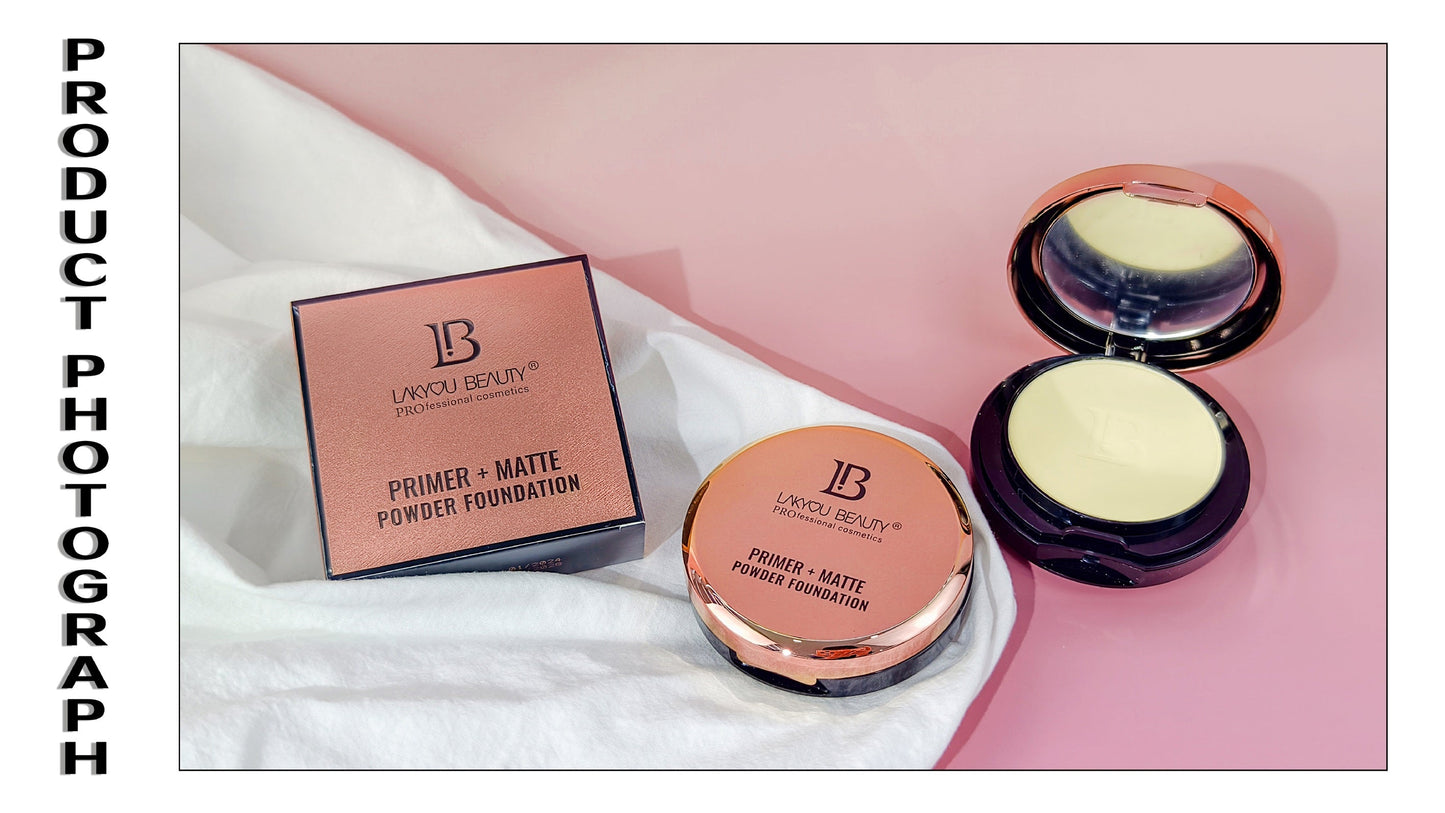 Lackyou Beauty Primer + Matte Compact Powder