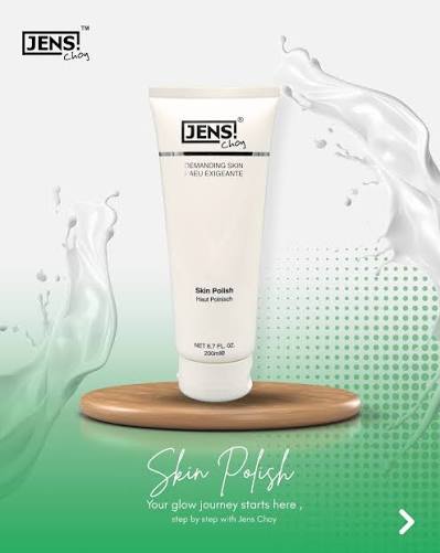 Jens Choy Creamy Skin Polish – Brightening & Smoothing Facial Polish for Radiant Skin