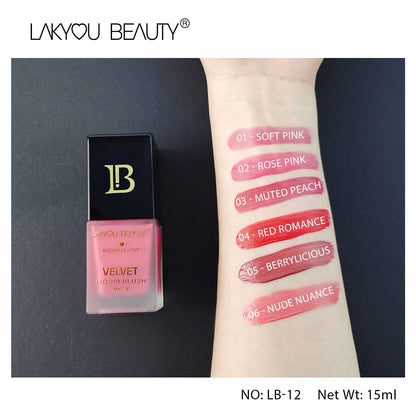 Lackyou Beauty Velvet Creamy Liquid Blush