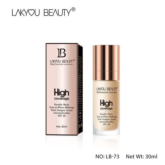 Lackyou Beauty Double Wear High Coverage Foundation