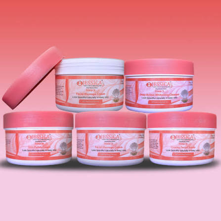 Jessica ultra whitening facial kit jar 5x500gm
