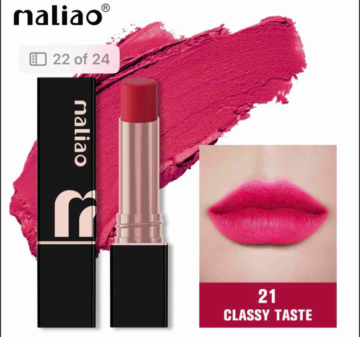 Maliao Waterproof Matte Lipstick