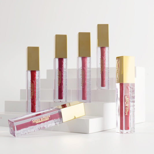 Miss Rose Golden Gleam Beauty Matte Lip Gloss