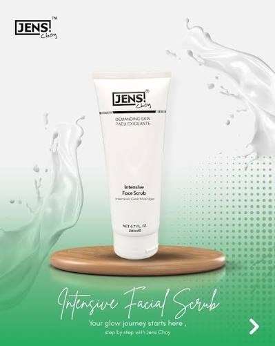 Jens Choy Creamy Facial Scrub – Gentle Exfoliating Scrub for Smooth & Glowing Skin