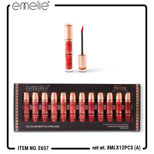 Emelie Matte Maker Lip Gloss (pack of 12)