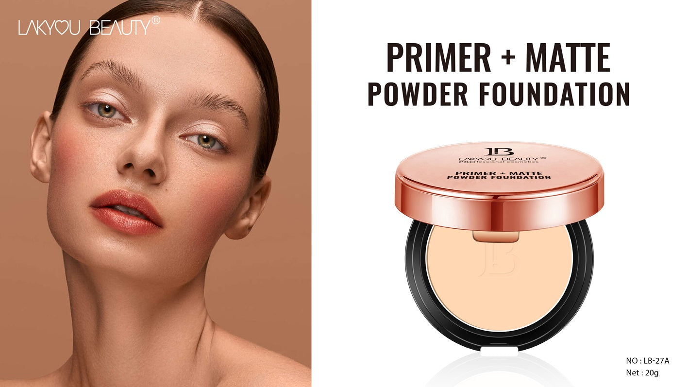 Lackyou Beauty Primer + Matte Face Powder