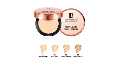 Lackyou Beauty Primer + Matte Compact Powder