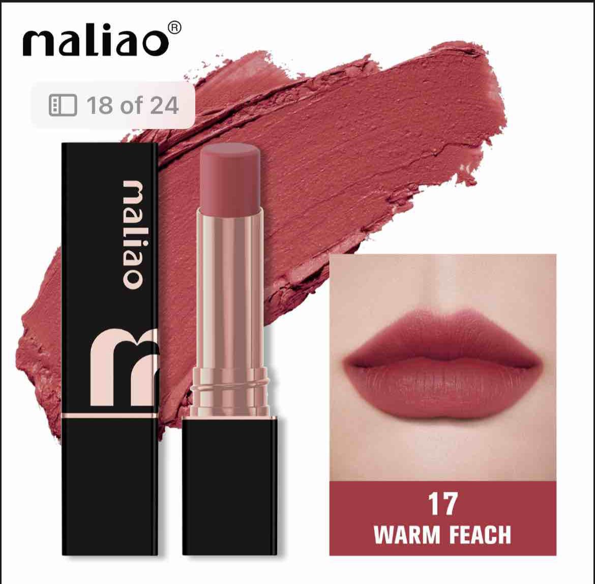 Maliao Waterproof Matte Lipstick