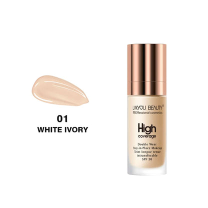Lackyou Beauty Double Wear High Coverage Foundation