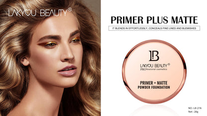 Lackyou Beauty Primer + Matte Compact Powder