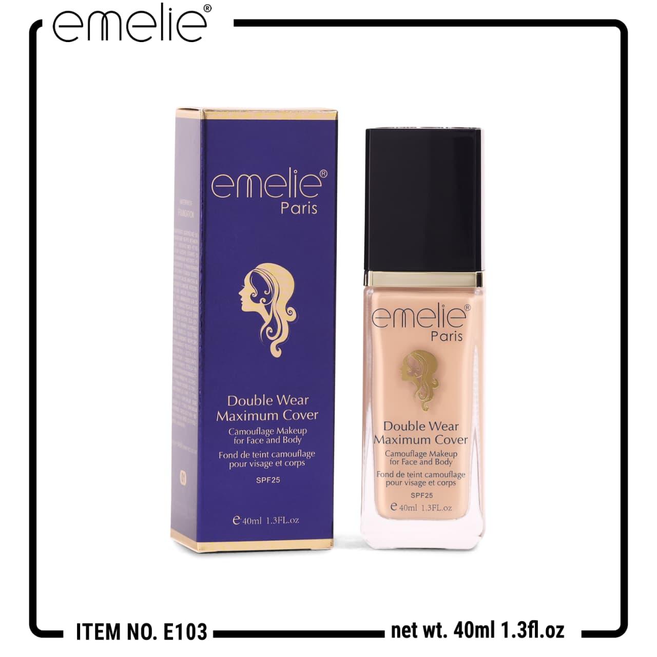 Emelie Double Wear Maximum Cover Foundation