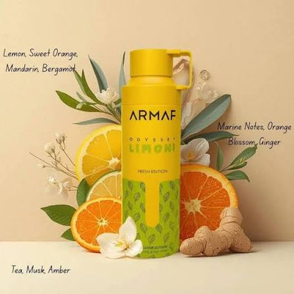 Armaf Odyssey Limoni Body Spray Fresh Edition