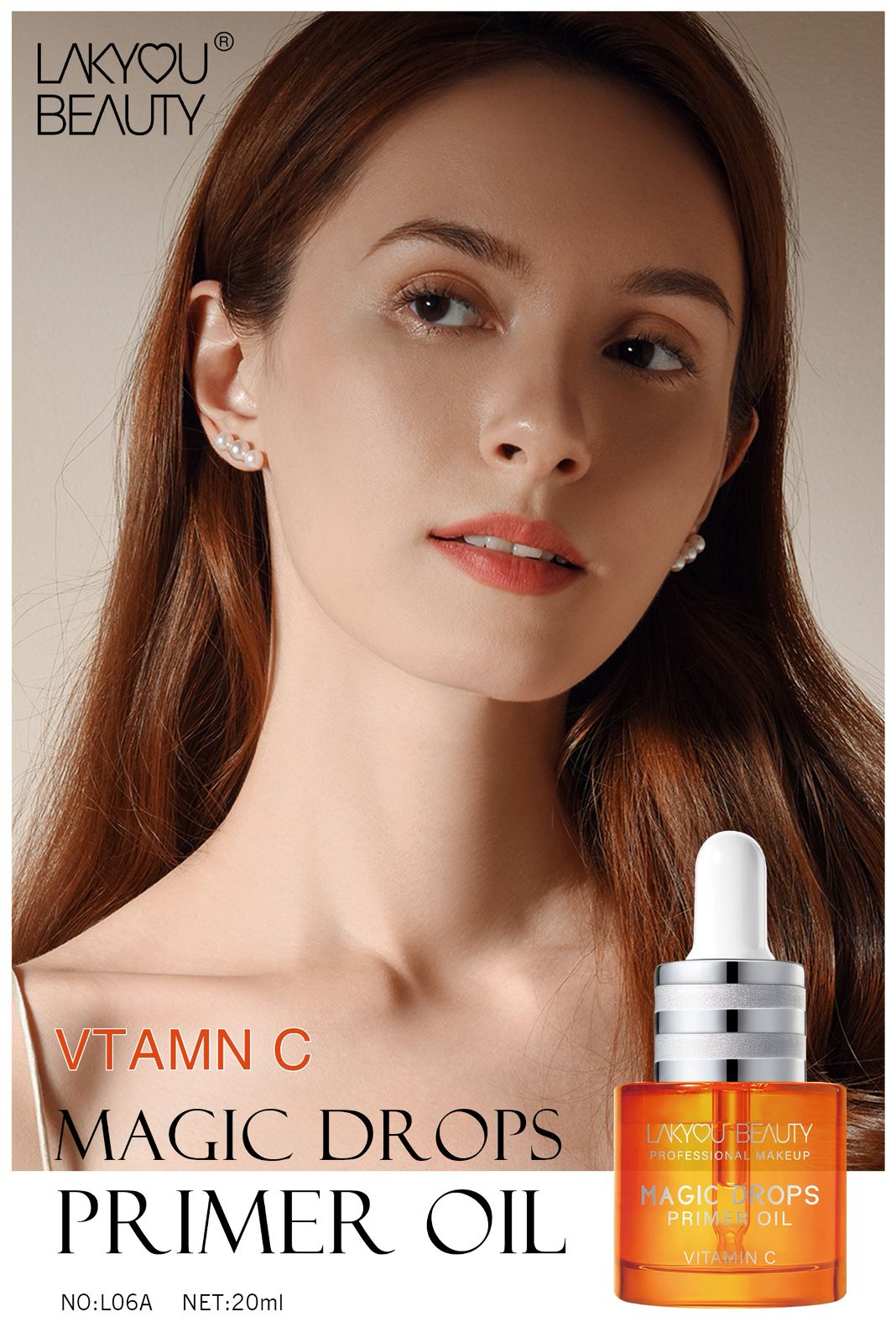 Lakyou beauty vitamin C primer oil