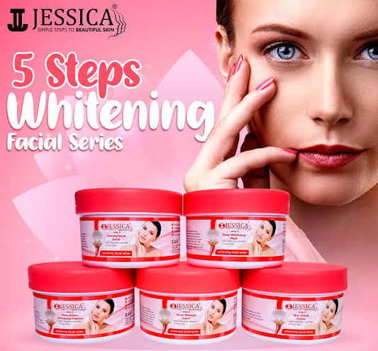 Jessica ultra whitening facial kit jar 5x500gm