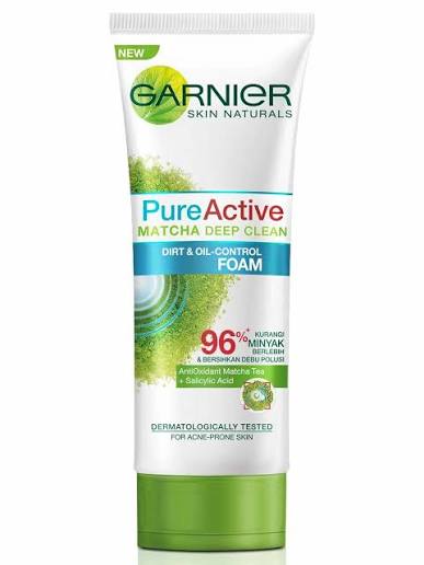 Garnier Pure Active Face Wash Matcha Deep Clean